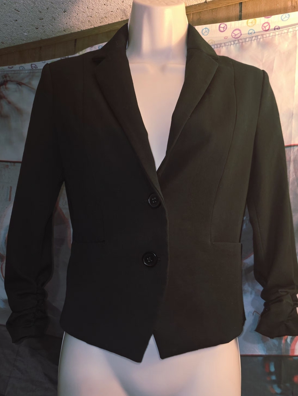 Size 0 Black Blazer Suit Jacket